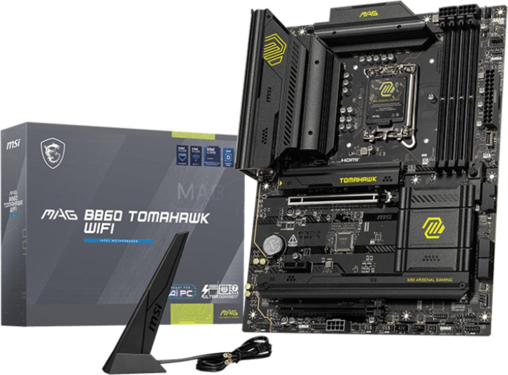 MSI Placa Base MAG B860 TOMAHAWK WIFI ATX D5 1851 Imagen del producto 