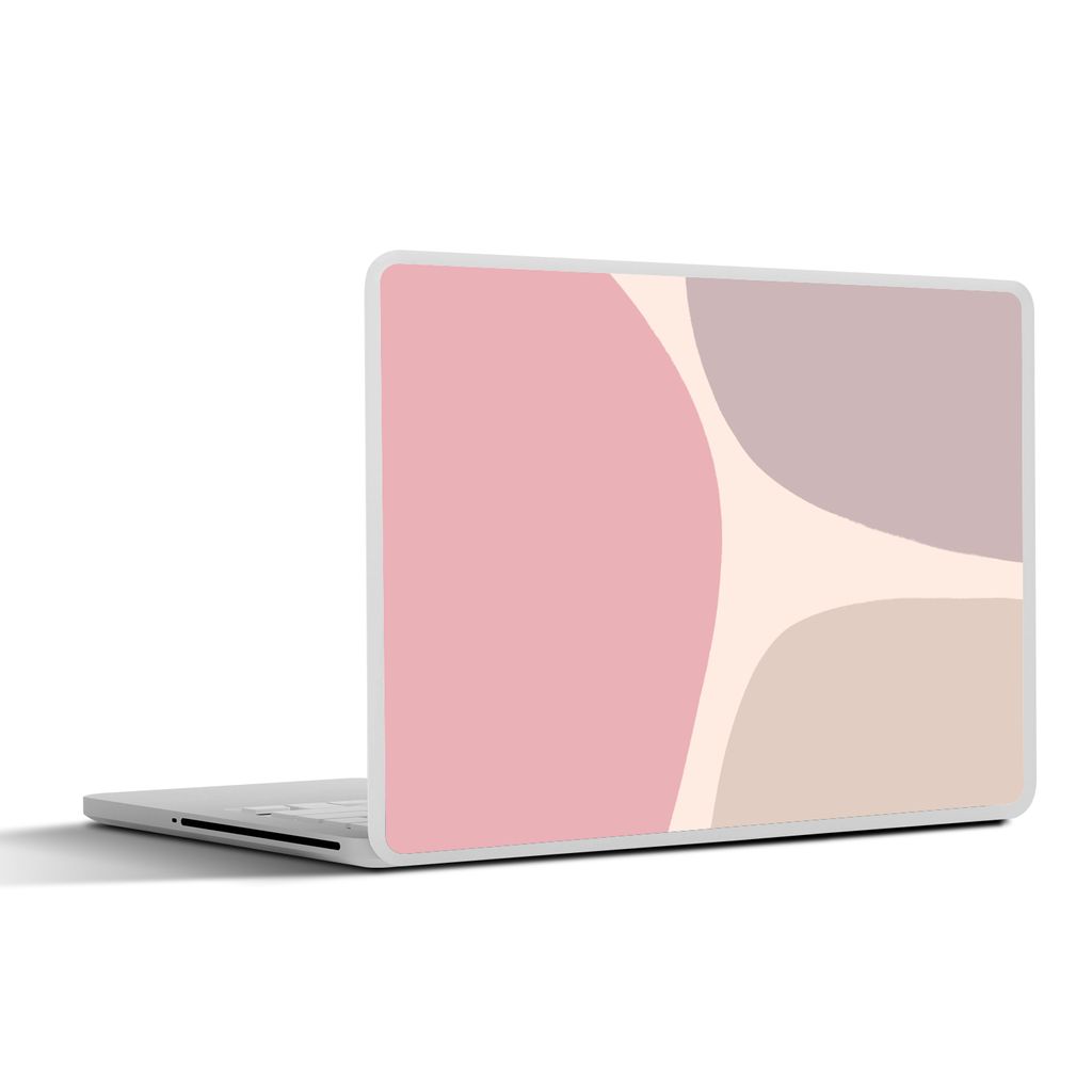 MuchoWow Laptop Aufkleber Sticker Cover Gestaltung - Pastell - Minimalismus 40x30 cm - Laptop Dekoration - Selbstklebend