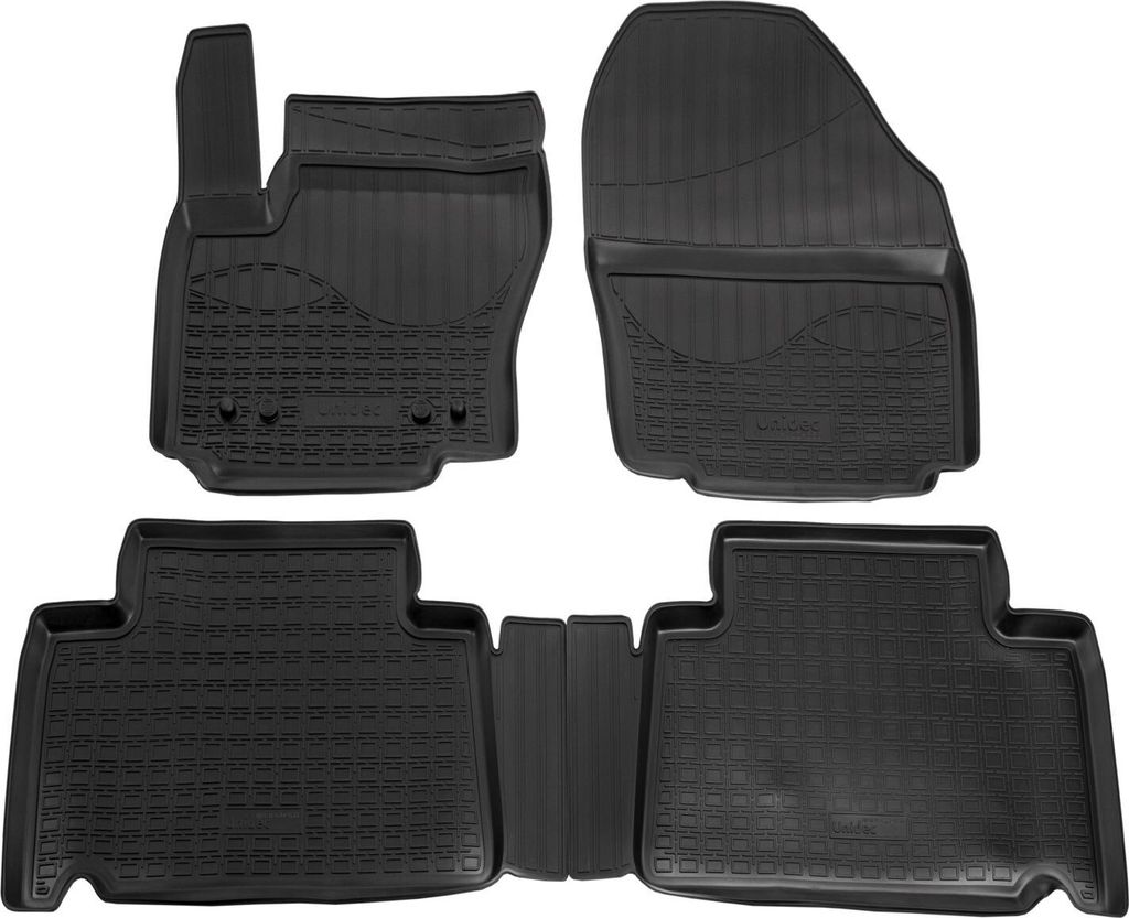 NORM LINERS | 3D Gummimatten Auto Matten Fussmatten Kompatibel mit Ford S-Max / Galaxy 2 2006-2015 4tlg, Individuelle Passform mit Hohem Rand cca 4...
