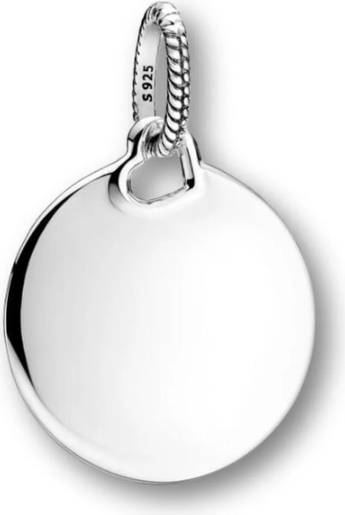 Pendentif Argent 925 Pandora 398610C00 avec Finition Polie et Gravable