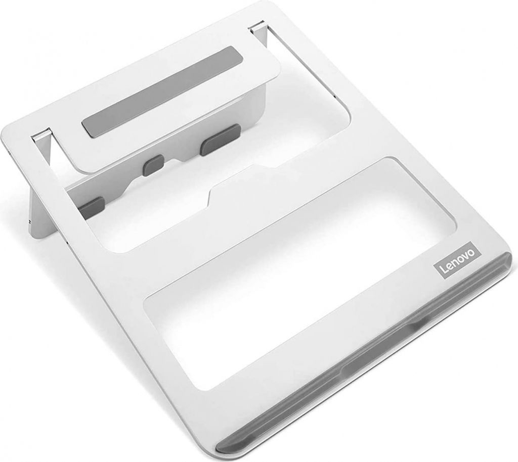 Lenovo Aluminium Laptop-Ständer GXF0X02618 für Laptop 15" Grau und Weiß