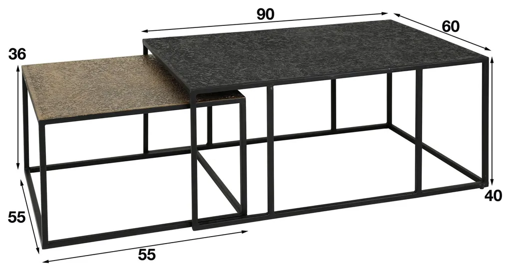 Table basse gain de place pour optimiser les petits salons sombres - 7