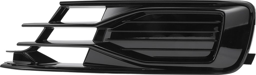 1 Stück Nebelscheinwerfergrill für Audi A6 C7 2014-2018 Robustes ABS Schwarz Vorne Links Vorne Untere Stoßstange Nebelscheinwerferabdeckungseins...