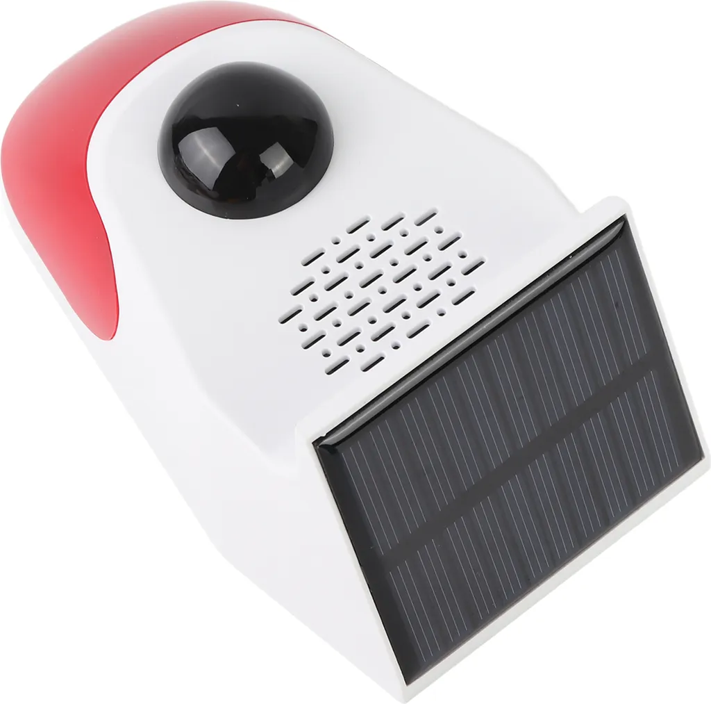 Détecteur de Présence Solaire avec Alarme Sonore et Lumineuse Réglable - 4