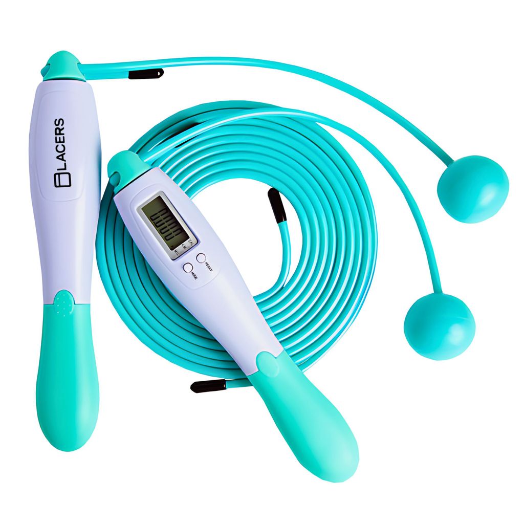 Lacers Petrolline Springseil–Verstellbare Fitness-Springseile für Männer, Frauen & Kinder 275cm Profi-Springseil für Cardio, CrossFit & Boxen-...