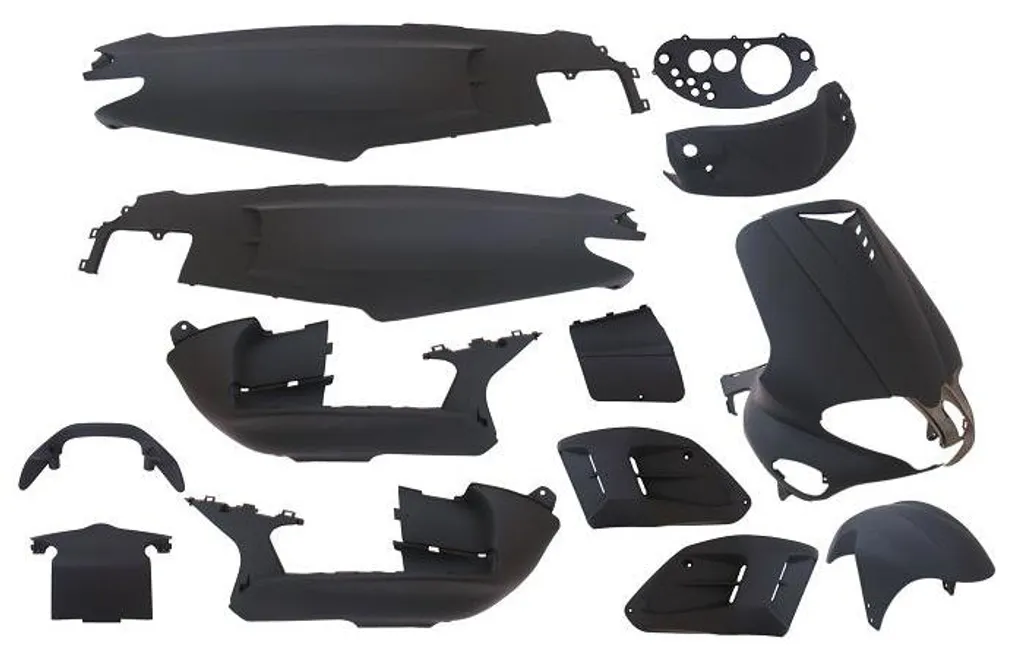 Carrosserie complète Gilera Runner 15 pièces noir mat de remplacement