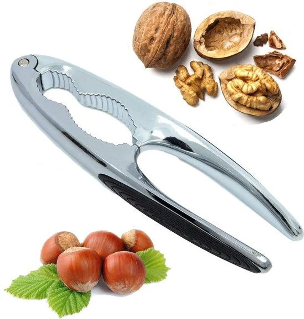 Casse-noix métallique robuste pour noix de pécan et noix du Brésil