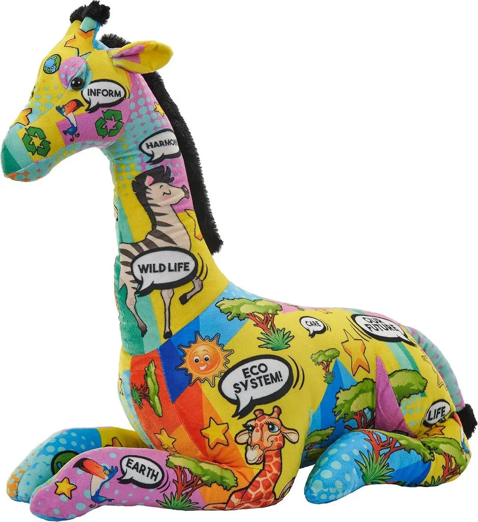 Girafe Peluche 60 cm Wild Republic : Douceur et Sécurité Garantie