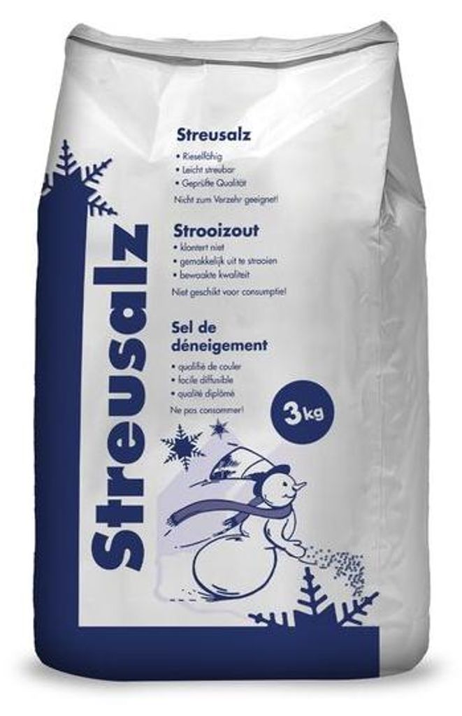 Tauwirksames Streusalz aus deutschem Steinsalz, Korngröße Produktbild 