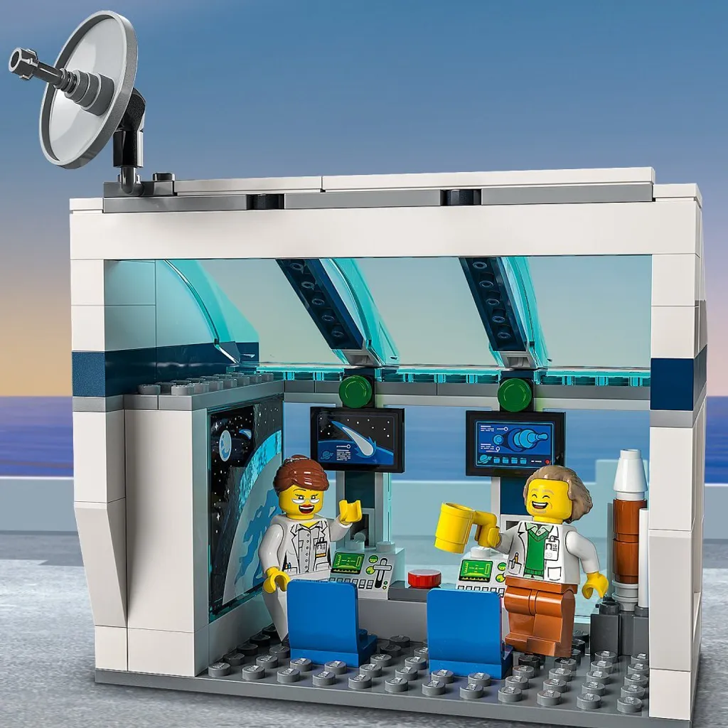 Jeu de construction centre spatial LEGO 60351 avec fusée et figurines - 20