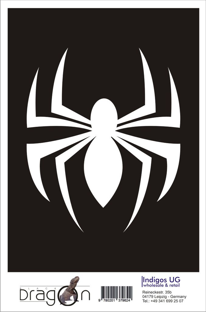 Aufkleber / Autoaufkleber - JDM / Die cut / Auto / OEM - Spinnne - 120x100 mm gold - Heckscheibe / Heckscheibenaufkleber