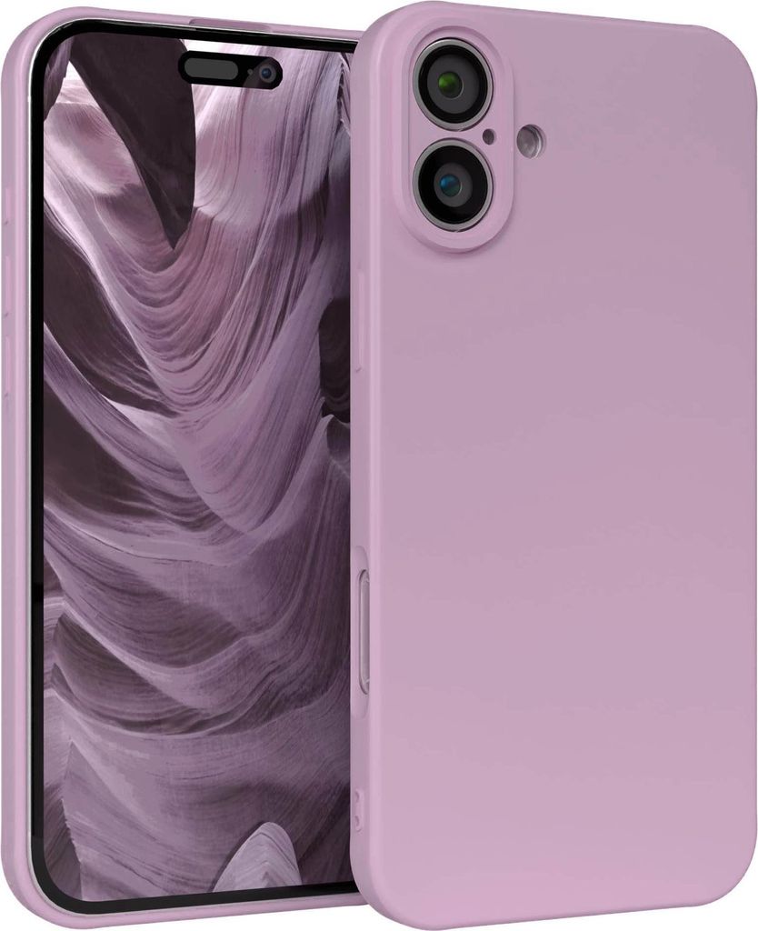 EAZY CASE - TPU Hülle für Apple iPhone 16 Plus, TPU Case stoßfeste Handyhülle, weiches Cover mit Kameraschutz, Silikonhülle in Lila