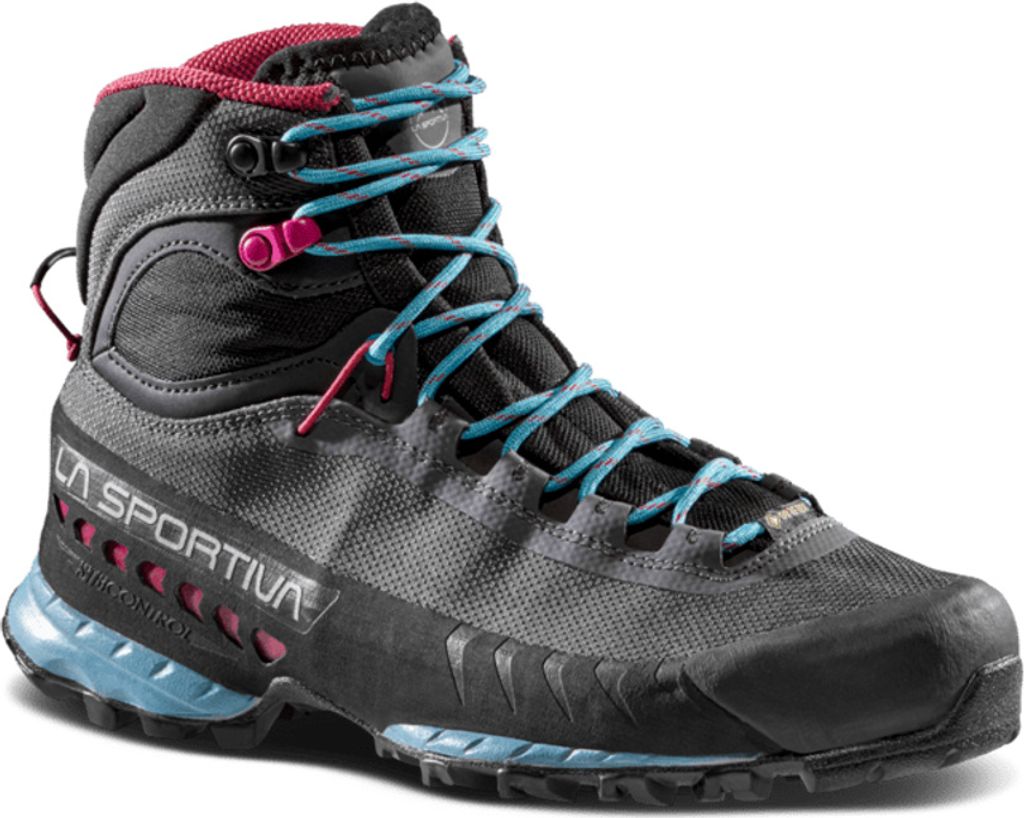 TXS Woman GTX, Mountain Hiking, Woman, Shoes, Mid Cut, G00B24 Carbon/Topaz, 40.5 - La Sportiva