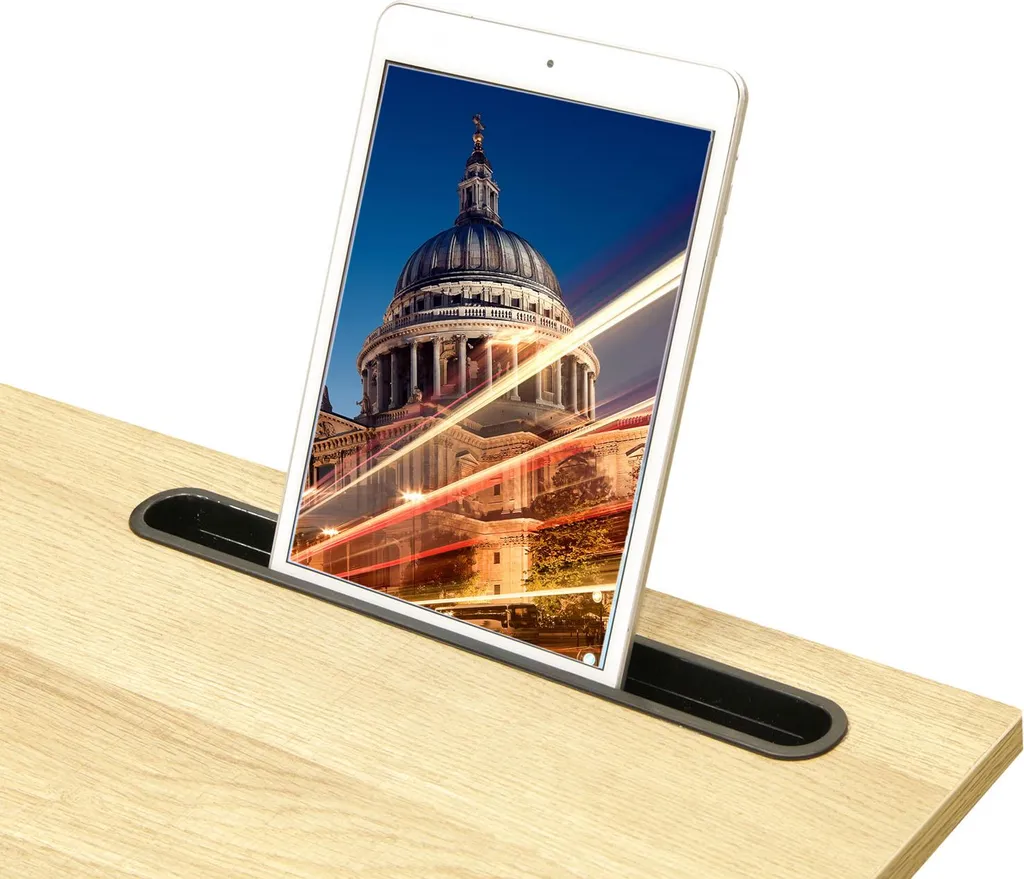 Bout de Canapé avec Support Tablette Intégré - Table de Salon Design Slim - 4