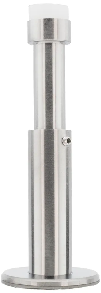 Butée de porte réglable en inox avec adhésif 3M ou montage à vis