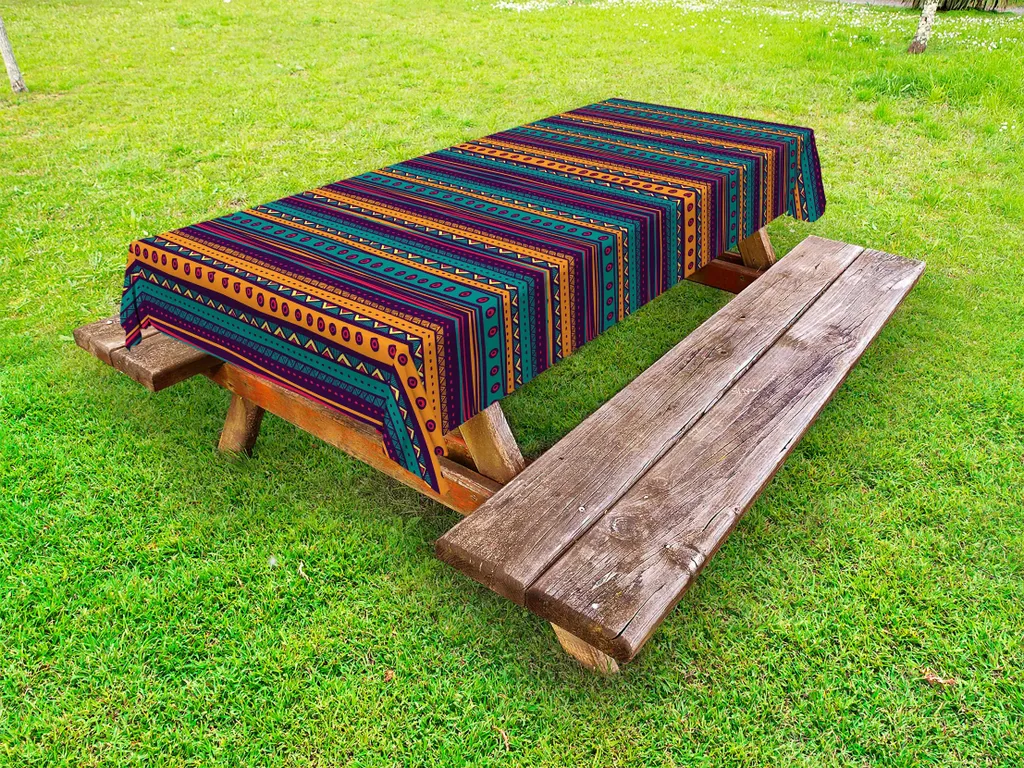 Tovaglia Rettangolare ABAKUHAUS Hippie Style - Arredo Esterno Etnico