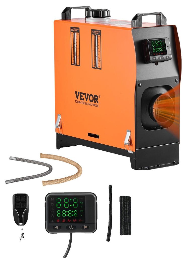 VEVOR Diesel Luchtverwarmer 12-24V 5-8KW, Snel verwarmende Productafbeelding 