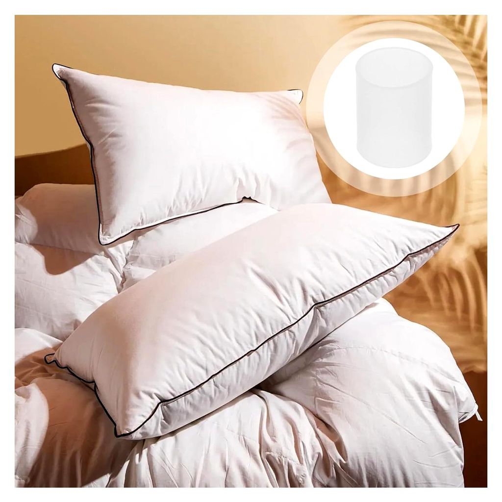 TPE Schlauchkissenfüllung 500g Transparent aus Polymer für Bett- und Sofakissen mit feuchtigkeitsabweisender Funktion und formstabiler Füllung