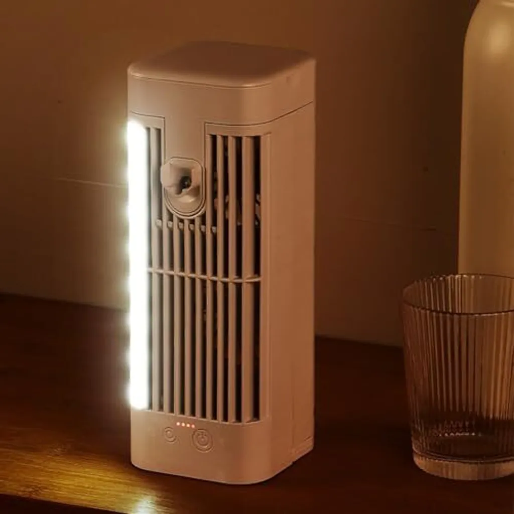 Raffreddatore d'Aria Portatile USB: Ventilatore 3 Velocità per Studio - 3