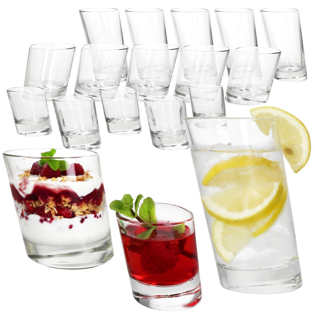 18-częściowy zestaw szklanek Pisa long drink glasses whisky Zdjęcie produktu 