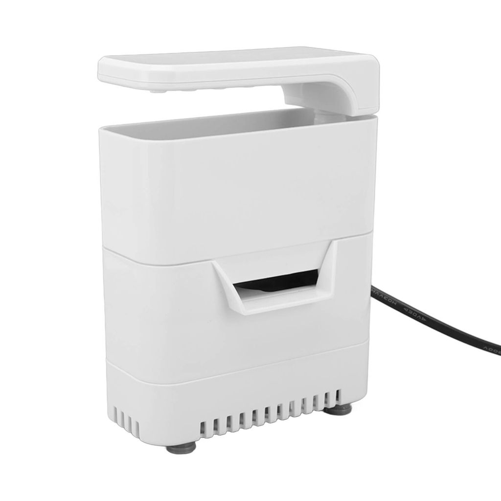 Turtle Tank Filter Low Water Level Multifunctional Strong Suction 3 in 1 Small Fish Tank Filter 15W