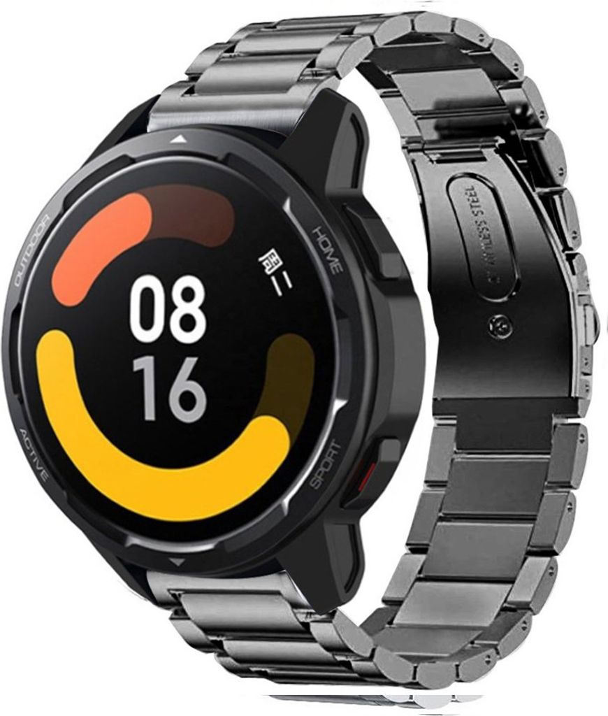 Strap-it Titanarmband - Kompatibel mit Xiaomi Watch S1 Armband Ersatzarmband Edelstahl - Titanium - Hochwertiges Material - für Smartwatch 22mm Ar...