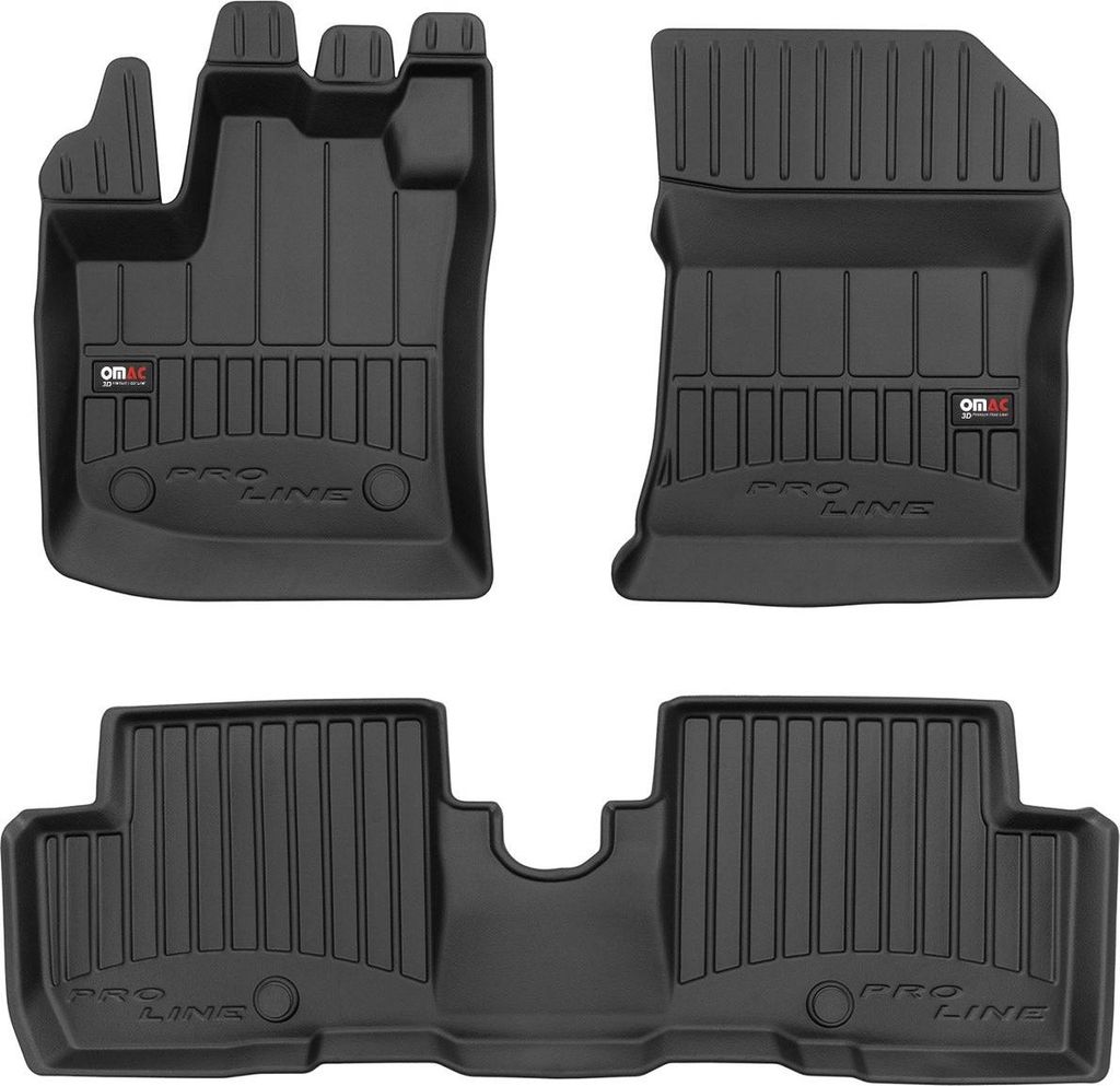 Alfombrillas de goma (TPE) para Dacia Lodgy, modelo Imagen del producto 