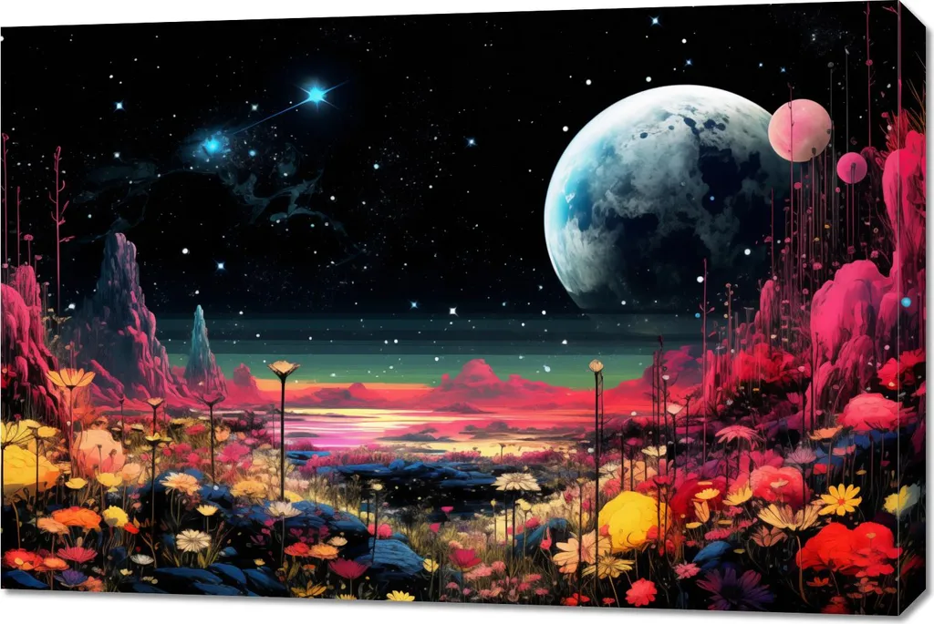 Quadro 90x60 cm Un altro mondo