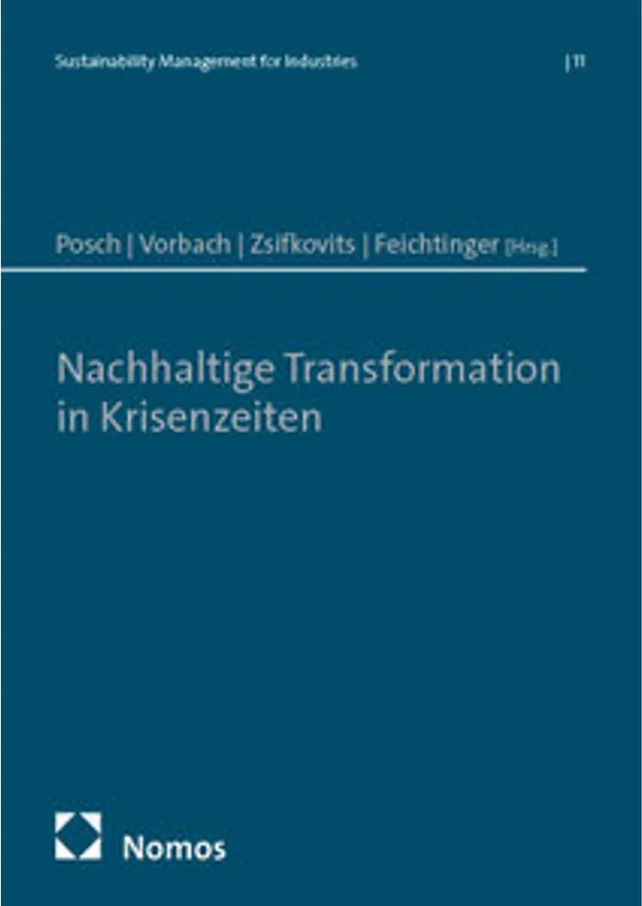 Livre Nachhaltige Transformation in Krisenzeiten - Guide Stratégie RSE