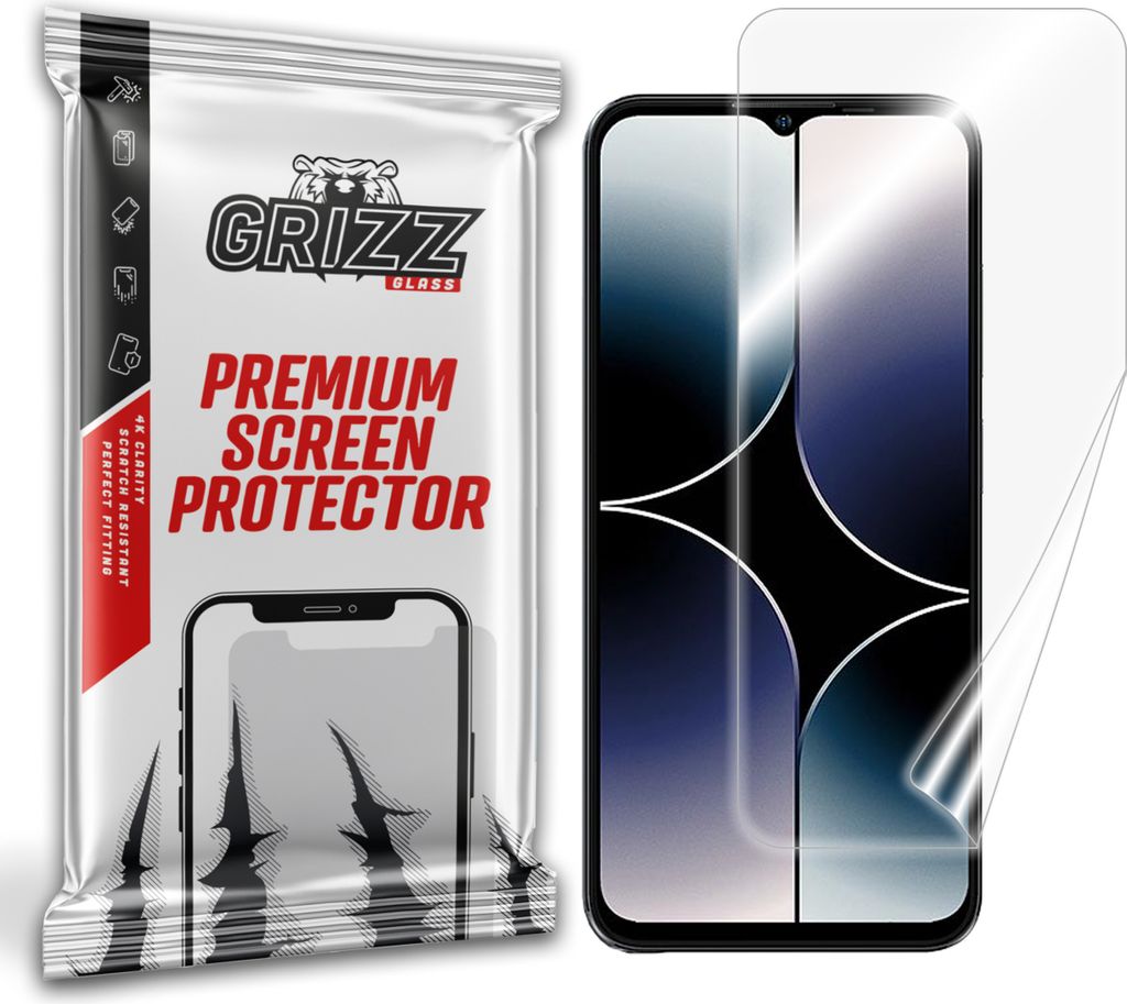 GrizzGlass Keramikfolie CeramicFilm für Ulefone Note 16 Pro
