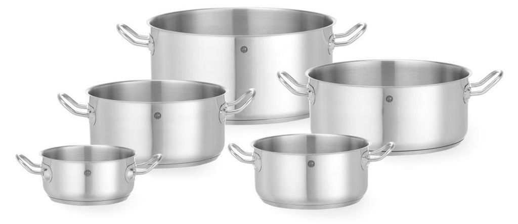 HENDI Kookpan laag - zonder deksel 1,5L, 160x(H)75mm - 837641