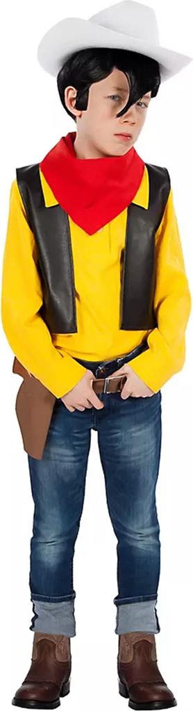 Lucky Luke Karneval Cowboy Faschingskostüm Kinder Kindergröße: 122-128