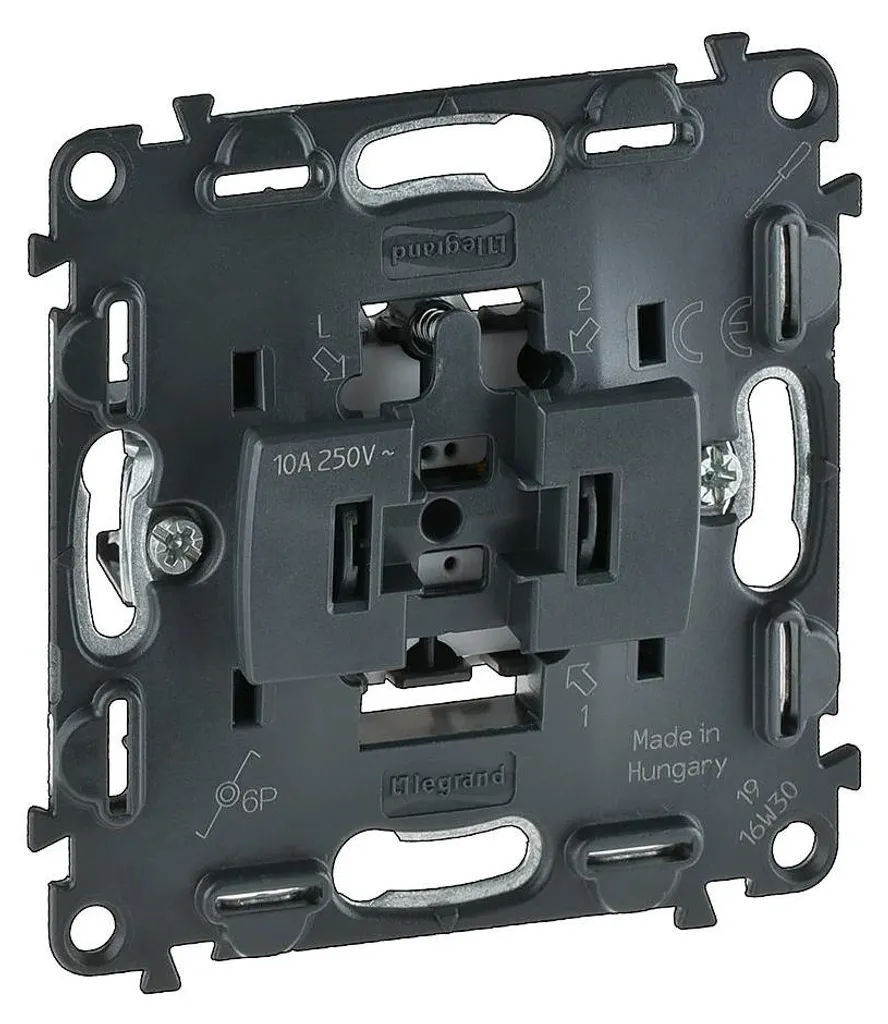 Bouton-poussoir Legrand Valena Life 10A pour circuit de télérupteur