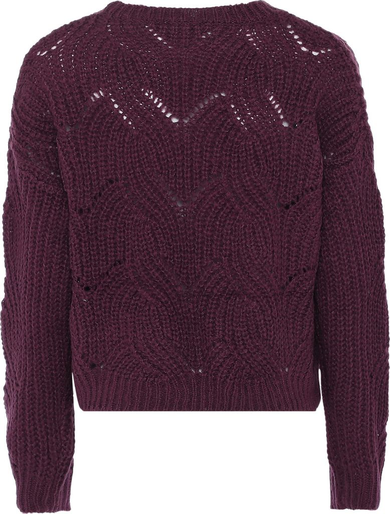 Jalene damen pullover - dunklelila, XS/S