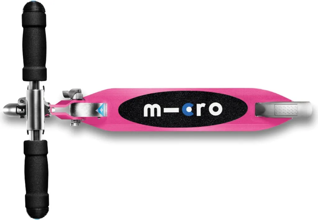 Micro Sprite Rose LED : Trottinette avec roues lumineuses et guidon réglable
