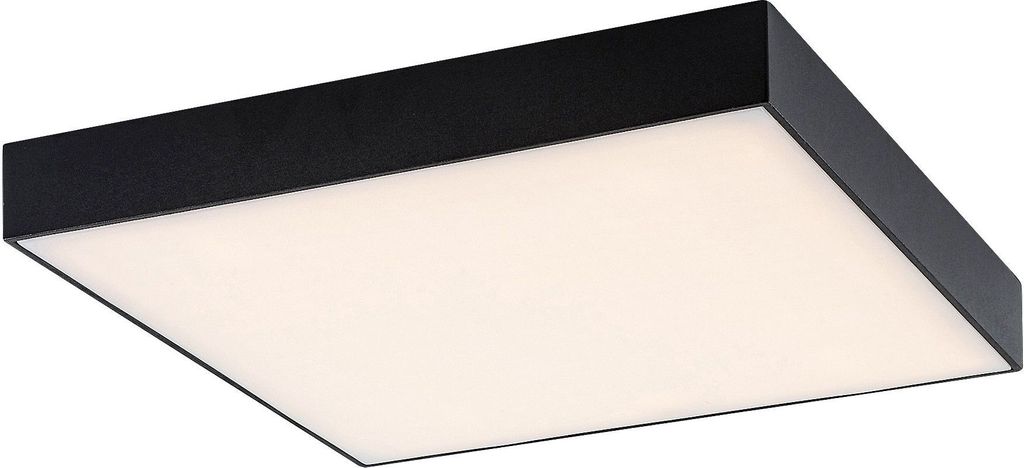 Rabalux Černé stropní LED svítidlo Tartu hranaté 300x300mm Obrázek produktu 