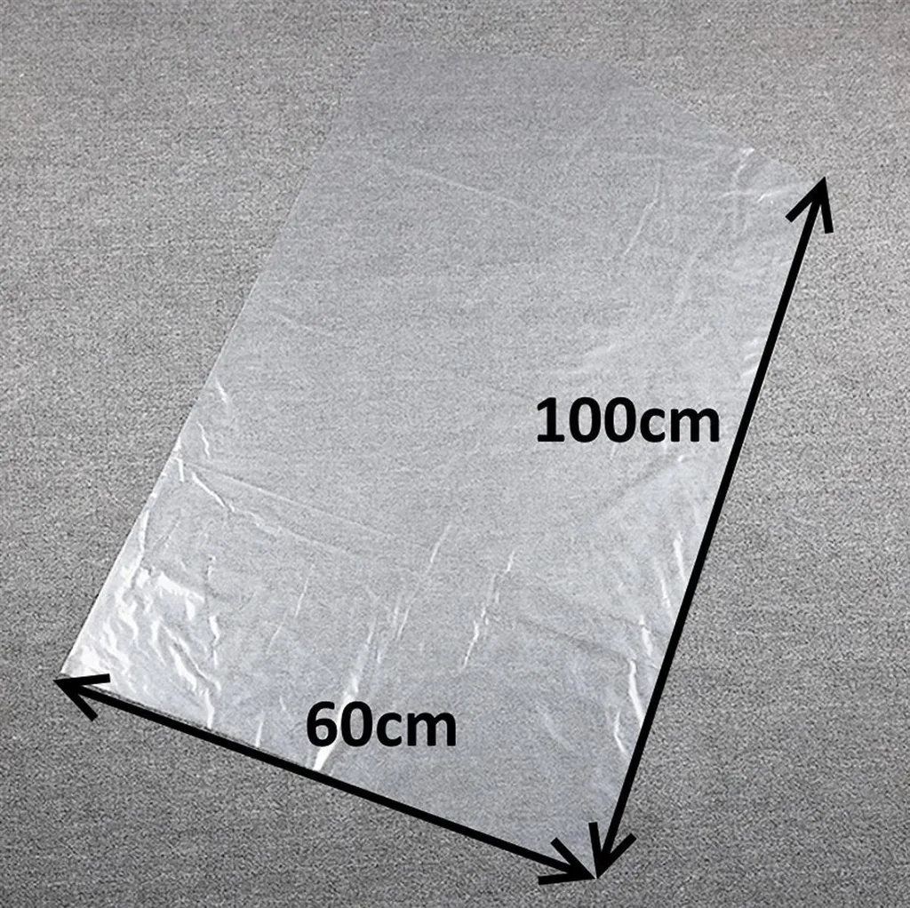 set di 10 copriabiti trasparenti | protezioni trasparenti per cappotti | pellicole per indumenti - dimensioni [60x100cm