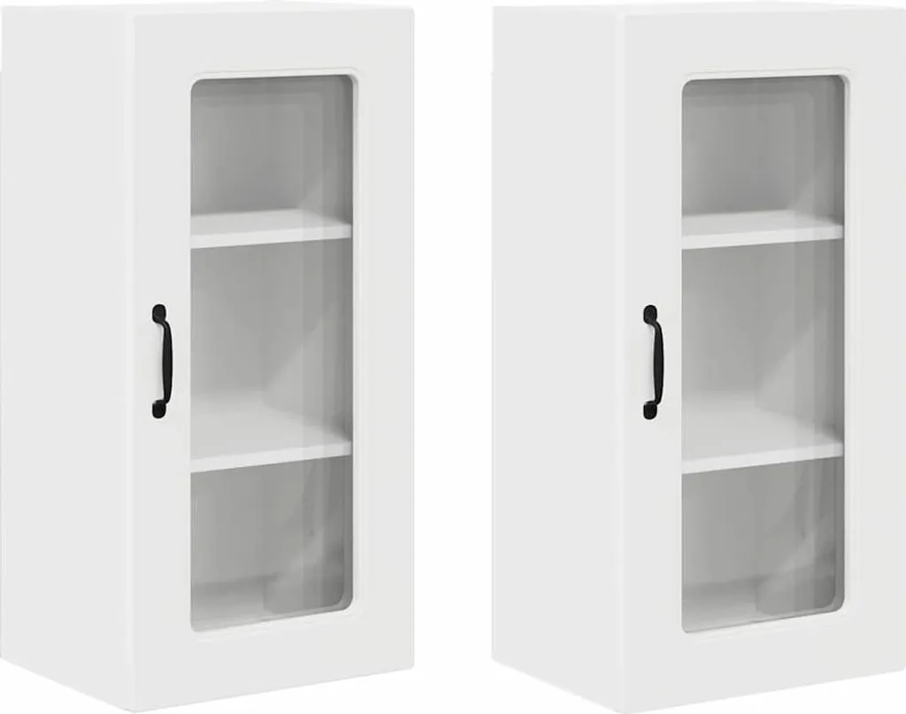 Arredo Cucina SYFAX™ Kalmar Bianco 40x80cm - Set 2 Pezzi Eleganti