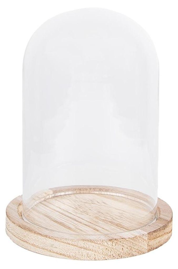 Clayre & Eef Glocke Ø 12x17 cm Glas Produktbild 