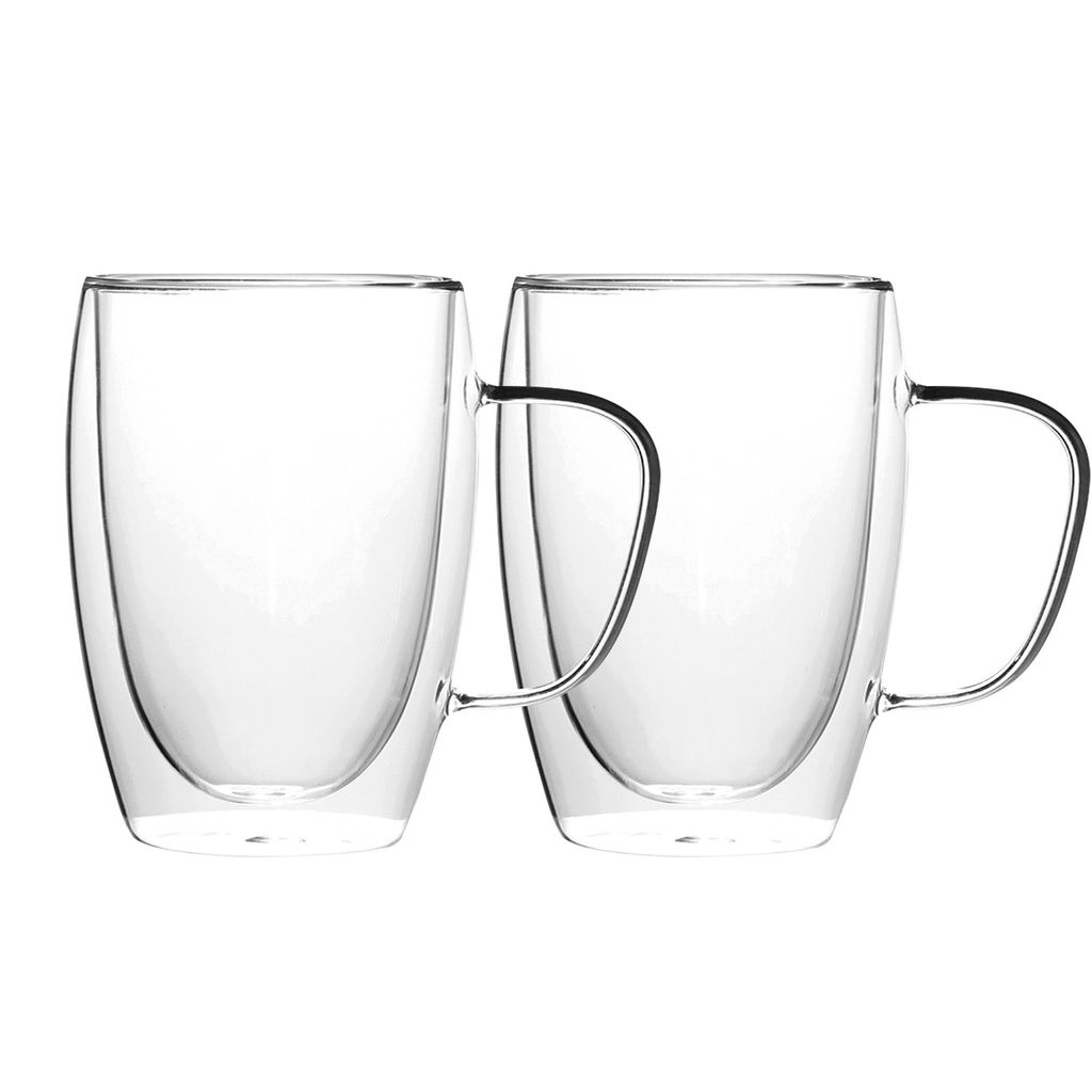 Thermoglas mit Henkel doppelwandig Thermoglas oder Tasse Produktbild 2