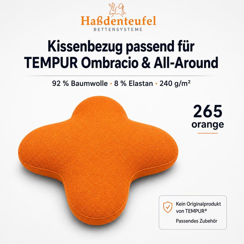 Kissenbezug passend für TEMPUR Ombracio & All-Around Produktbild  KI-generiertes Bild