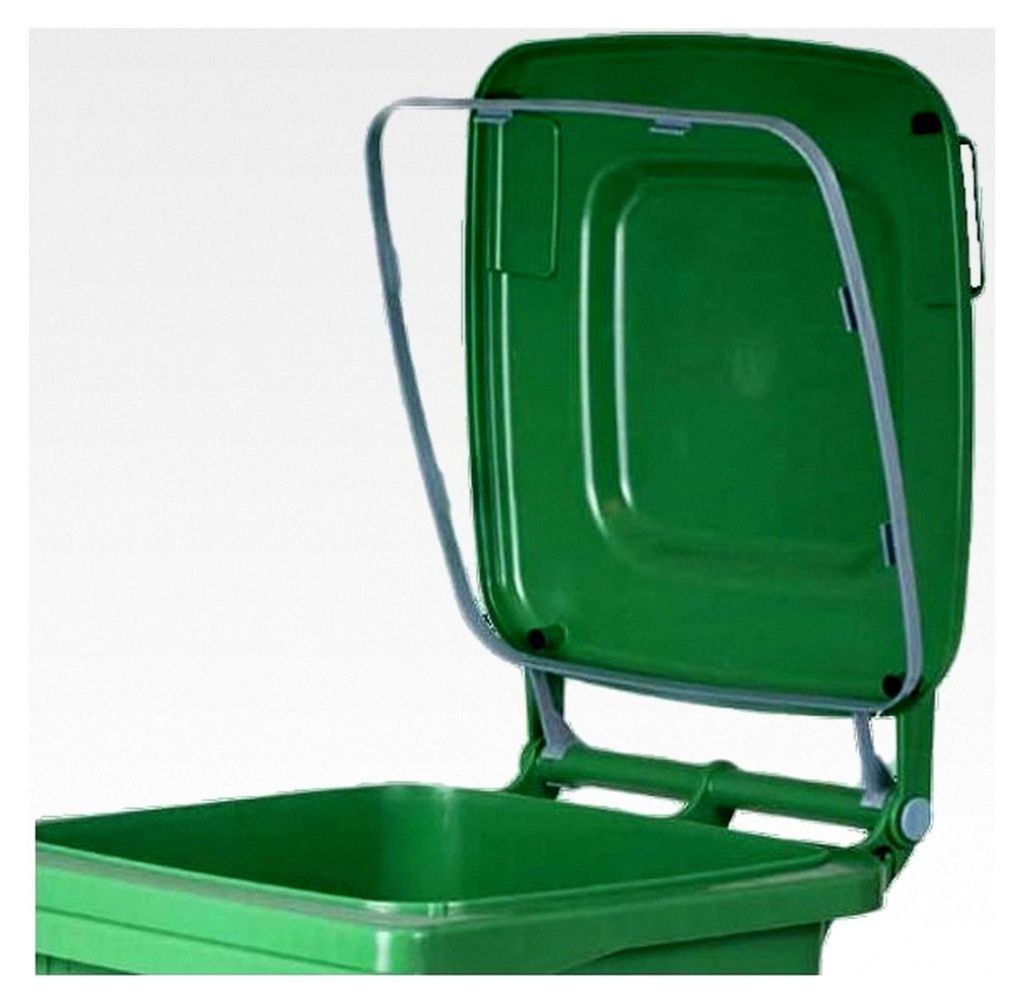 Halter für Mülltonnen mit Bändern, 120 Lt