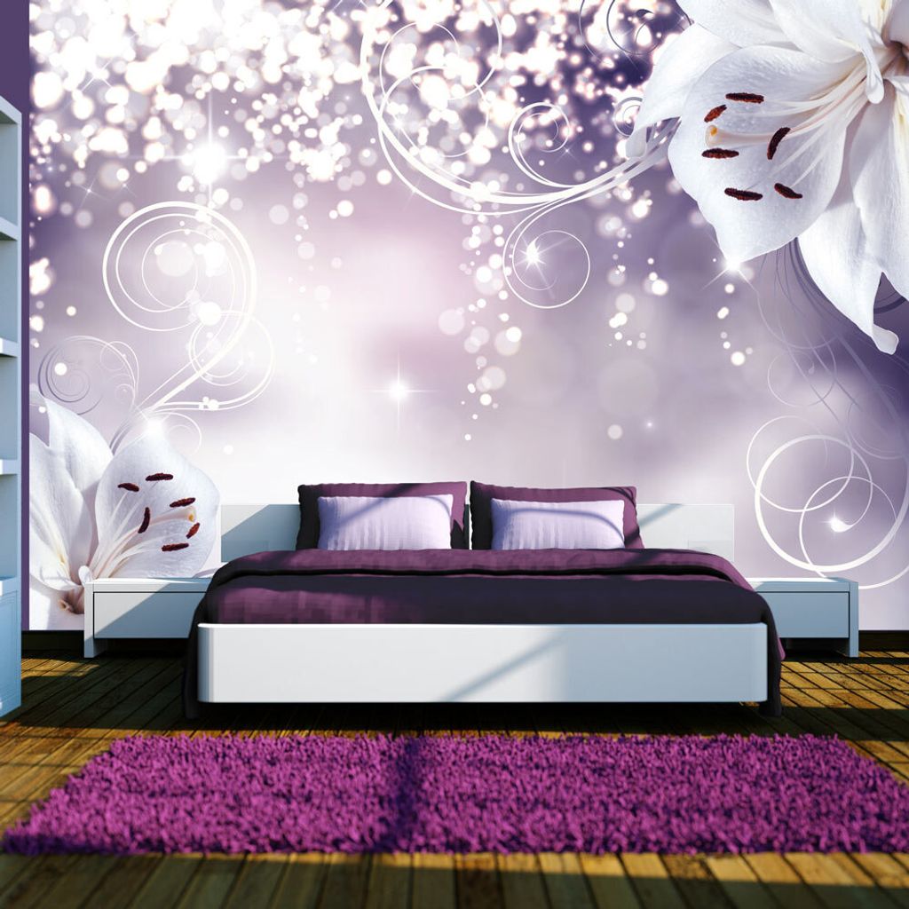 Basera Selbstklebende Fototapete Schnörkelmotiv b-A-0012-a-d, mit UV-Schutz, 245x175 cm