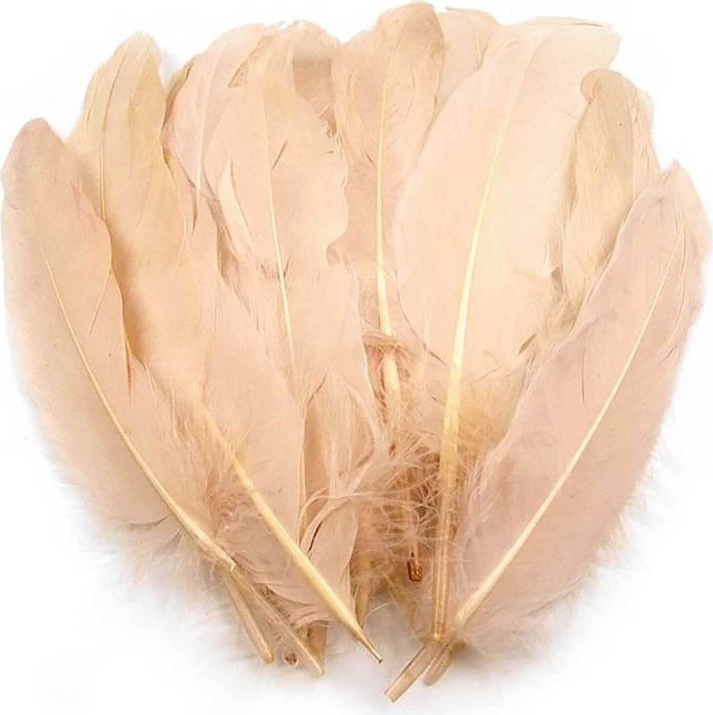 20 Entenfedern 15-21cm Bastelfedern Federn Dekofedern f. Hüte Kostüme Basteln