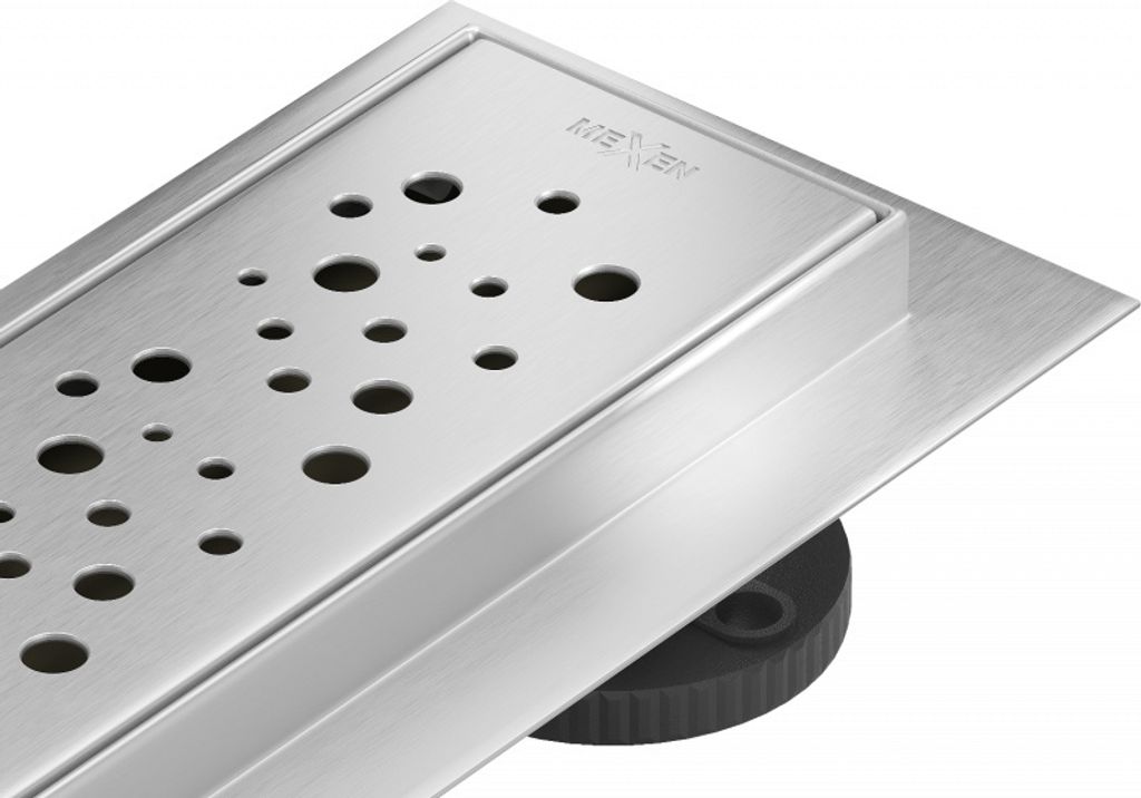 Mexen Flat 360° M12 linearer Duschablauf 60 cm, Chrom - 1021060-40