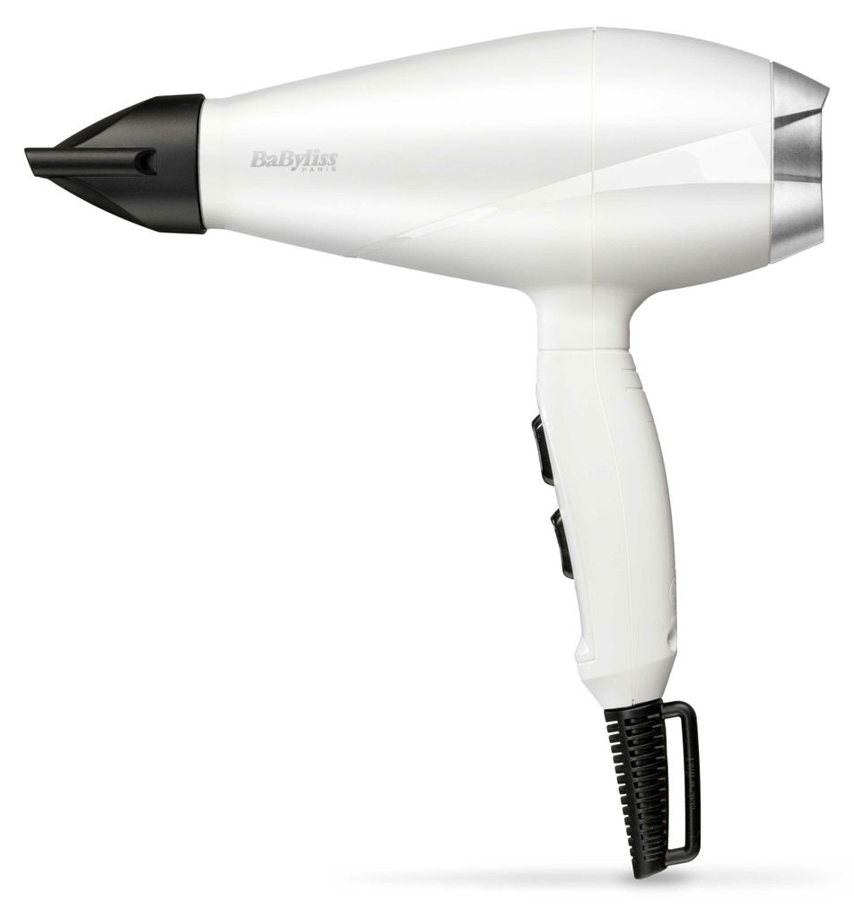 BaByliss 6704WE, AC, 27,7 m/s, 100 m³/h, Čierna, Biela, Obrázok produktu 