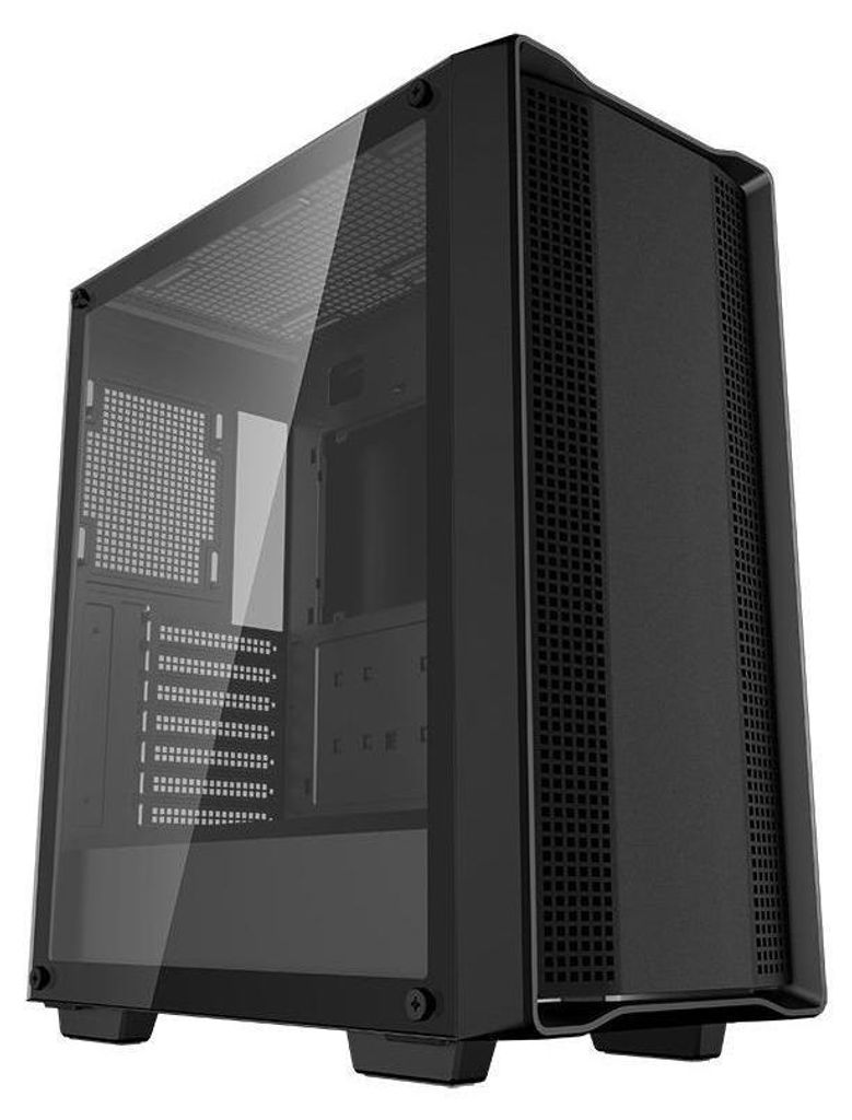 DeepCool CC560 Limited V2, Midi Tower, PC, Schwarz, ATX, micro ATX, Mini-ITX, ABS, SPCC, Gehärtetes Glas, Gaming