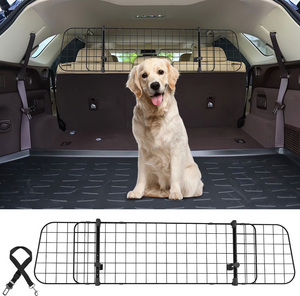 Clanmacy Hundegitter auto 30cm hoch, 90-145cm breit Produktbild 
