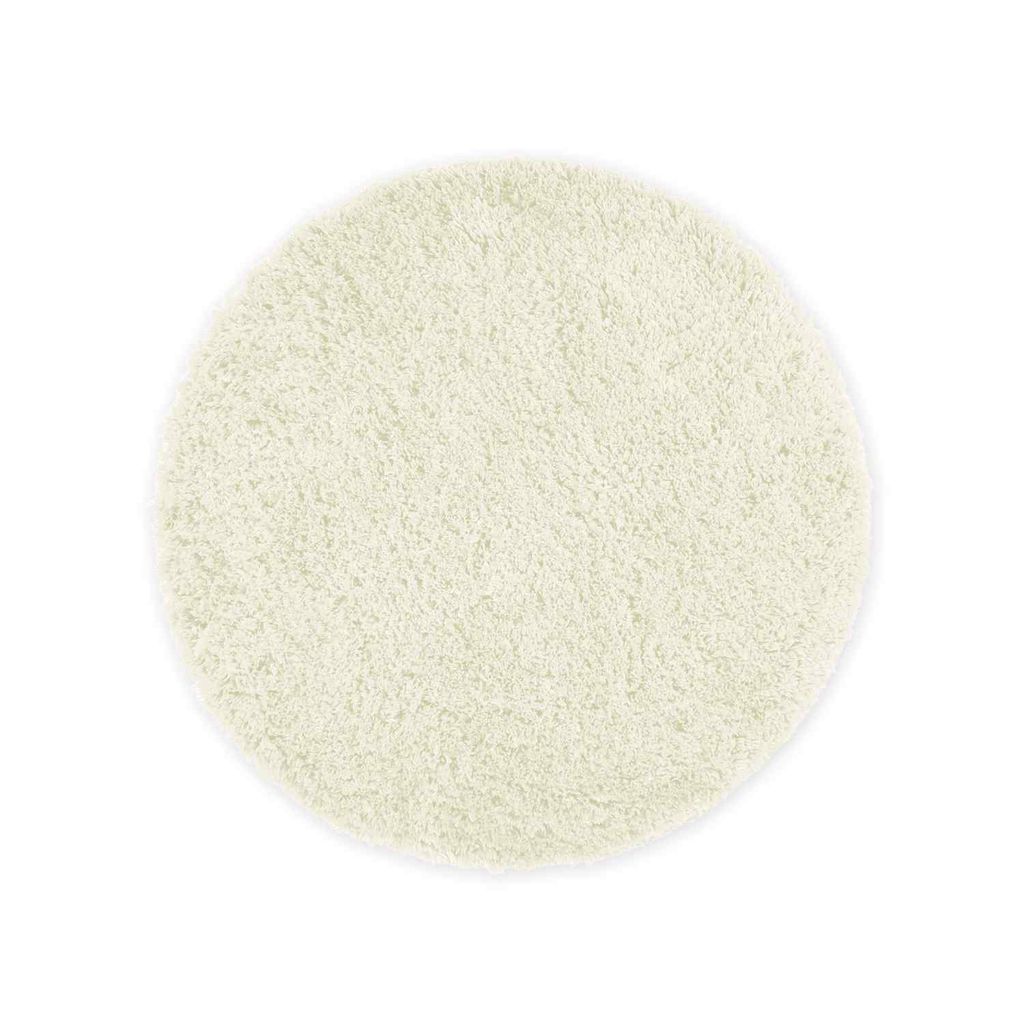 WohnDirect Runde Badematte Florenz Creme Ø 56 cm Produktbild 