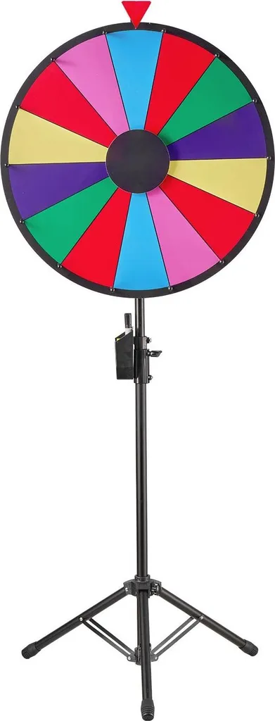 Roue de la fortune effaçable 14 segments avec marqueurs et éponge - 10